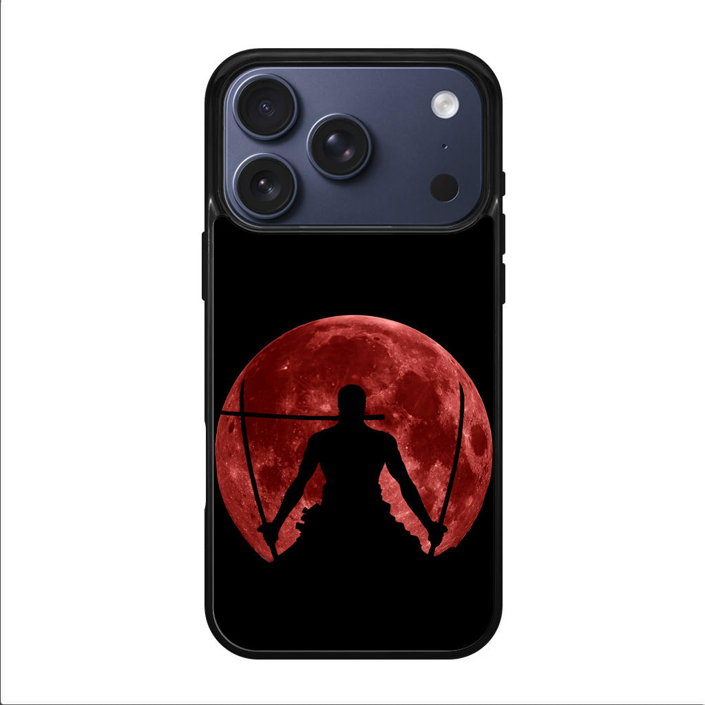 Silhouette Of Zoro In Santoryu Mode iPhone 17 Pro / 17 Pro Max Case