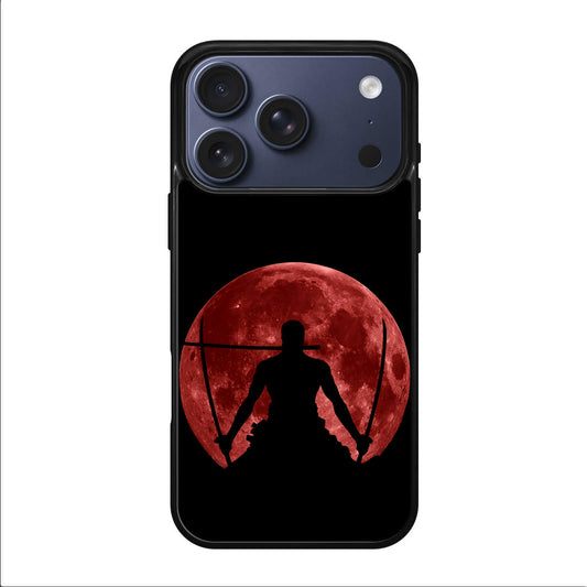 Silhouette Of Zoro In Santoryu Mode iPhone 17 Pro / 17 Pro Max Case