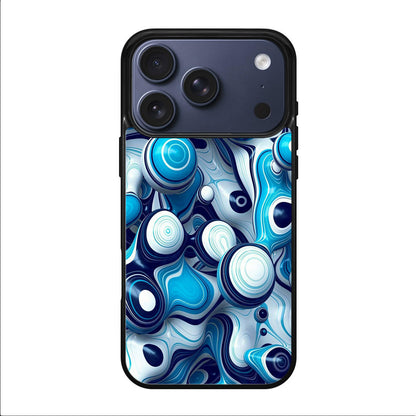 Abstract Art All Blue iPhone 17 Pro / 17 Pro Max Case