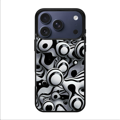Abstract Art Black White iPhone 17 Pro / 17 Pro Max Case