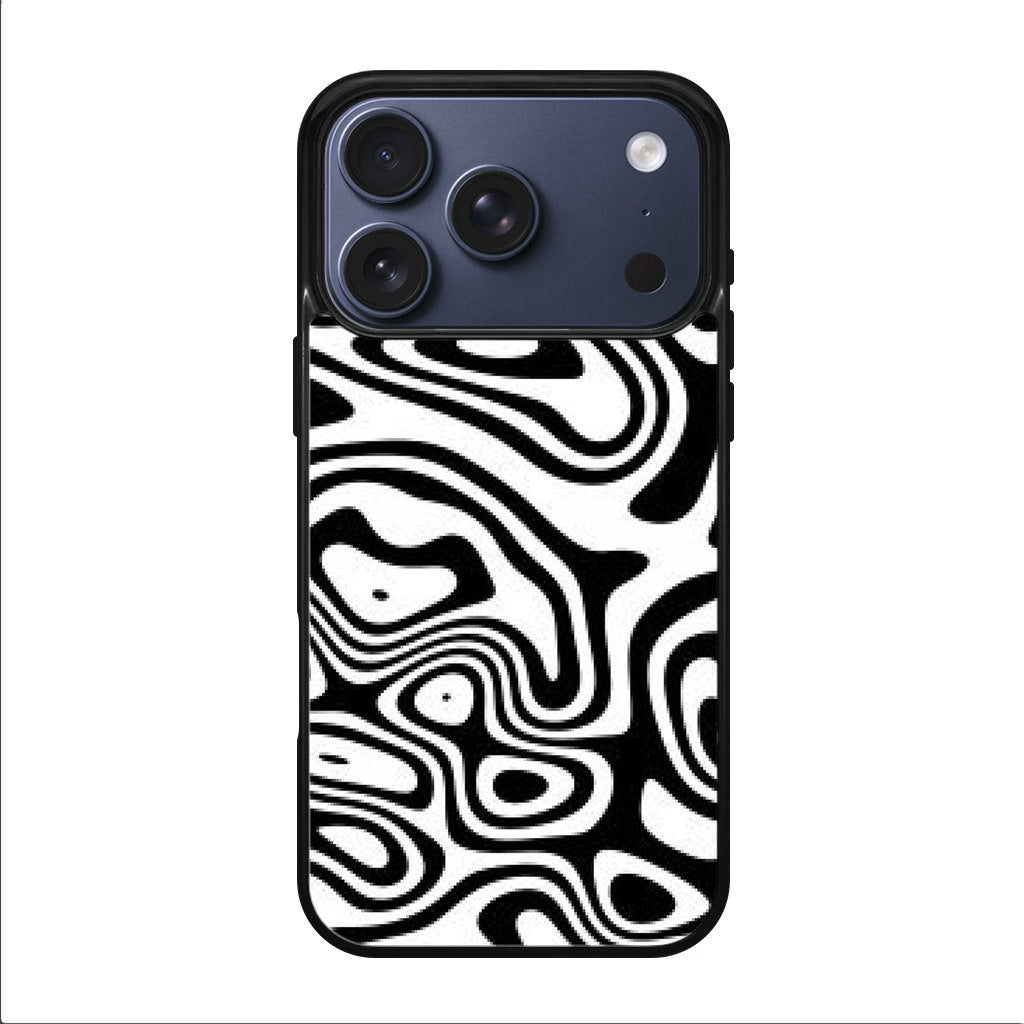 Abstract Black and White Background iPhone 17 Pro / 17 Pro Max Case
