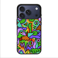 Abstract Colorful Doodle Art iPhone 17 Pro / 17 Pro Max Case