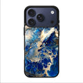 Abstract Golden Blue Paint Art iPhone 17 Pro / 17 Pro Max Case