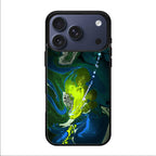 Abstract Green Blue Art iPhone 17 Pro / 17 Pro Max Case