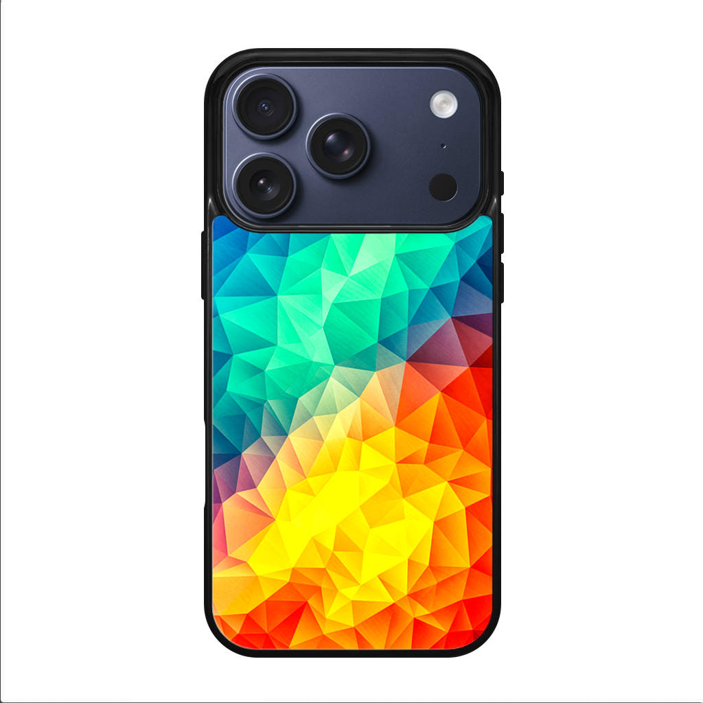 Abstract Multicolor Cubism Painting iPhone 17 Pro / 17 Pro Max Case