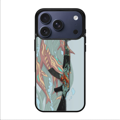 AK-47 Aquamarine Revenge iPhone 17 Pro / 17 Pro Max Case