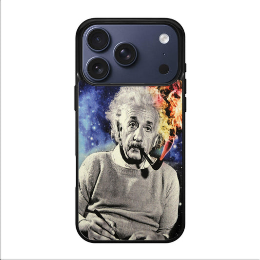 Albert Einstein Smoking iPhone 17 Pro / 17 Pro Max Case