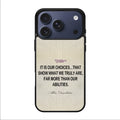 Albus Dumbledore Quote iPhone 17 Pro / 17 Pro Max Case