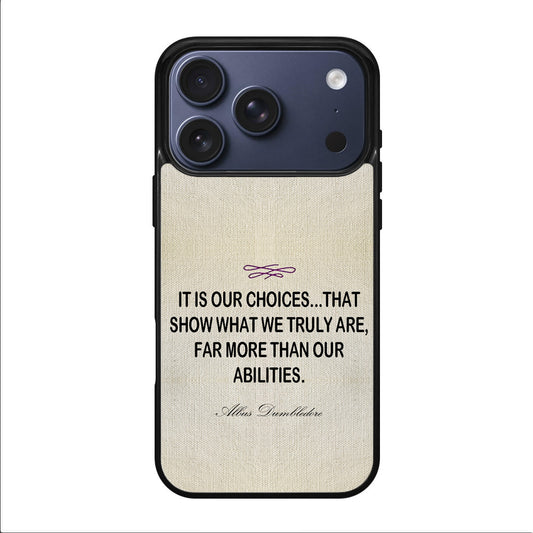 Albus Dumbledore Quote iPhone 17 Pro / 17 Pro Max Case