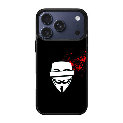 Anonymous Blood Splashes iPhone 17 Pro / 17 Pro Max Case