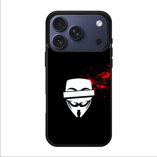 Anonymous Blood Splashes iPhone 17 Pro / 17 Pro Max Case