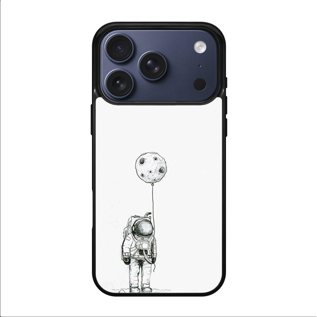 Astronaut Moon Balloon iPhone 17 Pro / 17 Pro Max Case