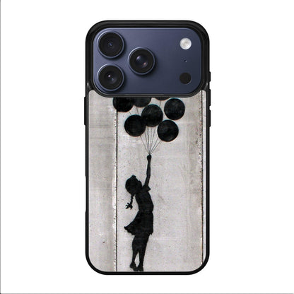 Banksy Girl With Balloons iPhone 17 Pro / 17 Pro Max Case