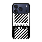 Black White Stripes iPhone 17 Pro / 17 Pro Max Case