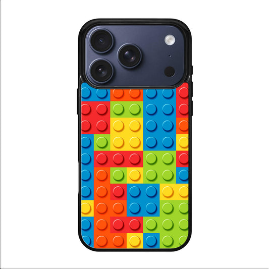 Blocks Rainbow Pattern iPhone 17 Pro / 17 Pro Max Case