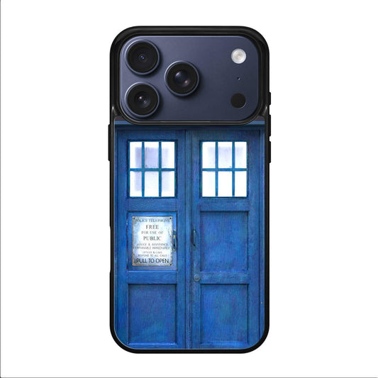 Blue Police Call Box iPhone 17 Pro / 17 Pro Max Case