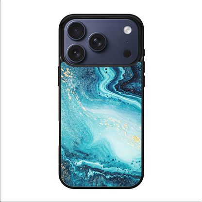 Blue Water Glitter iPhone 17 Pro / 17 Pro Max Case