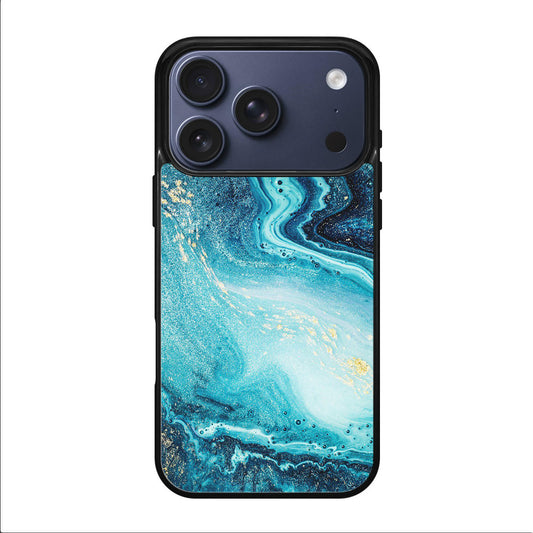 Blue Water Glitter iPhone 17 Pro / 17 Pro Max Case