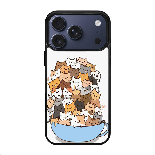Cats on A Bowl iPhone 17 Pro / 17 Pro Max Case