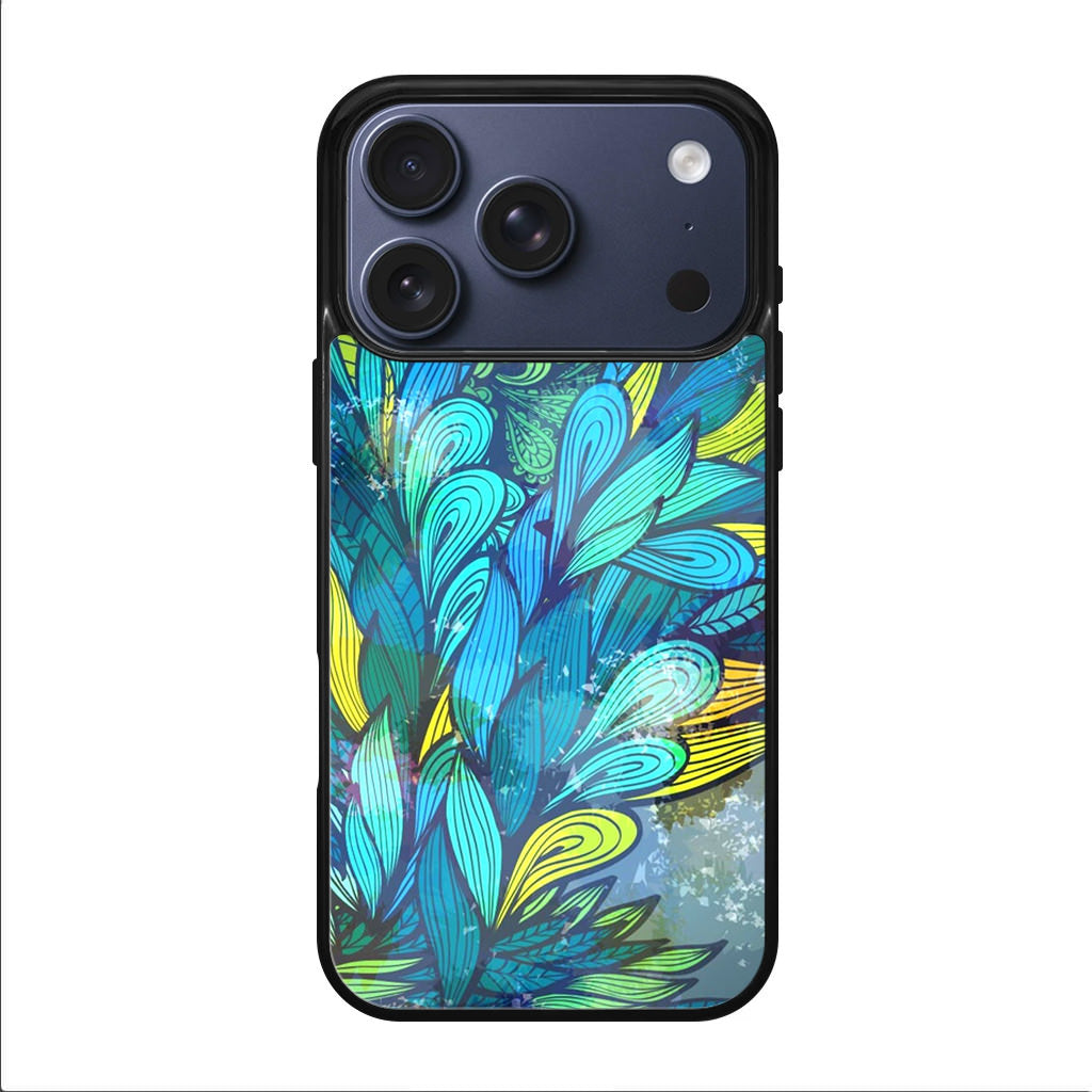 Colorful Art in Blue iPhone 17 Pro / 17 Pro Max Case