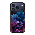 Colorful Dust Art on Black iPhone 17 Pro / 17 Pro Max Case