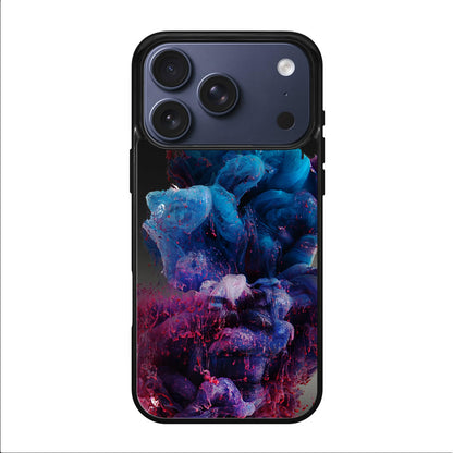 Colorful Dust Art on Black iPhone 17 Pro / 17 Pro Max Case