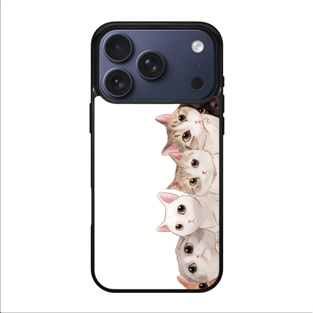 Cute Cats Vertical iPhone 17 Pro / 17 Pro Max Case
