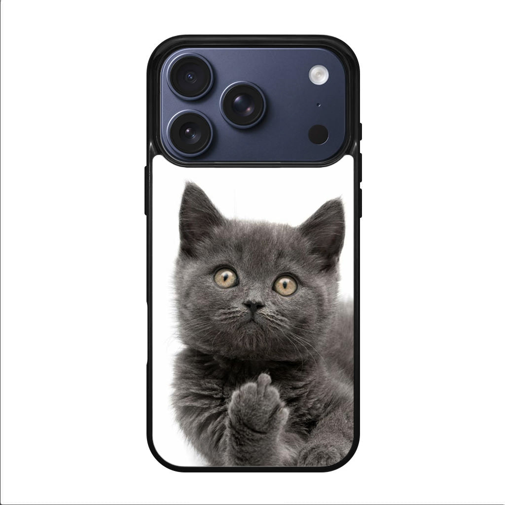 Finger British Shorthair Cat iPhone 17 Pro / 17 Pro Max Case