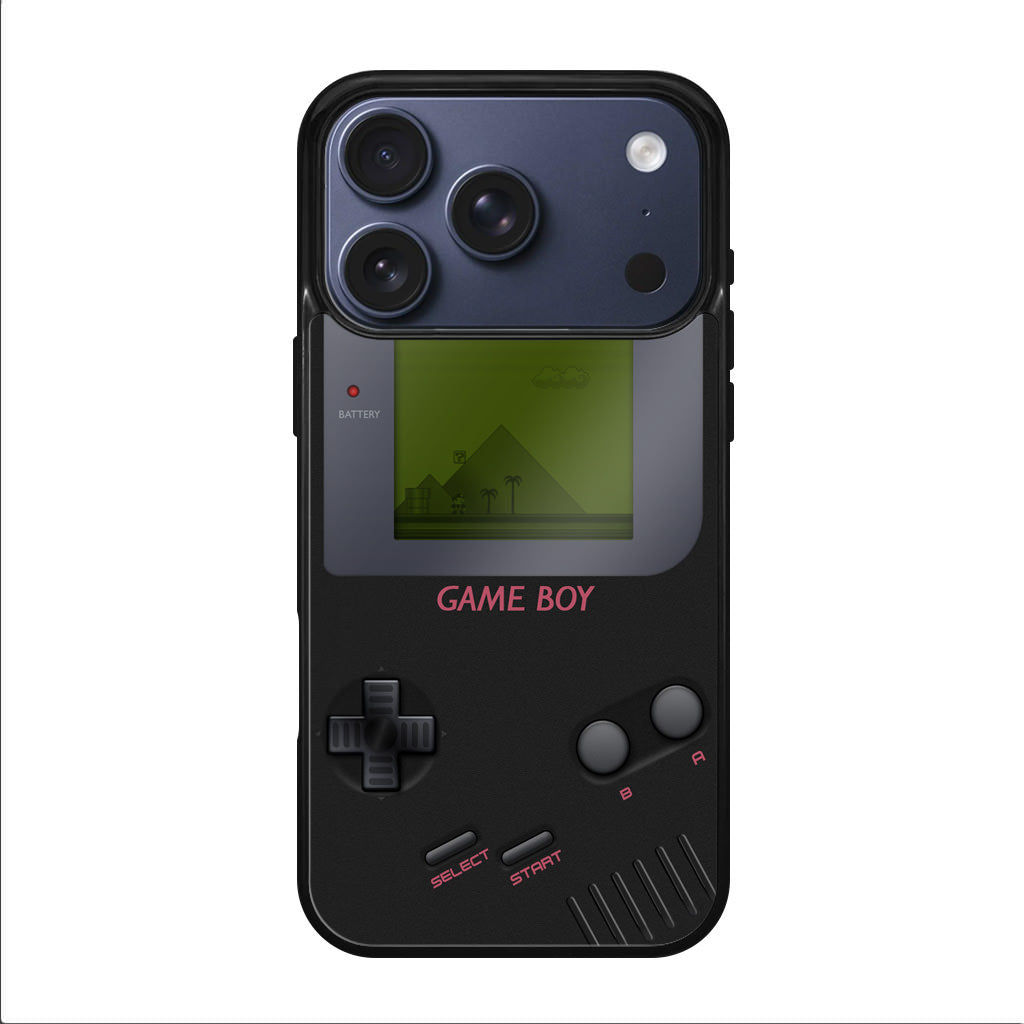 Game Boy Black Model iPhone 17 Pro / 17 Pro Max Case