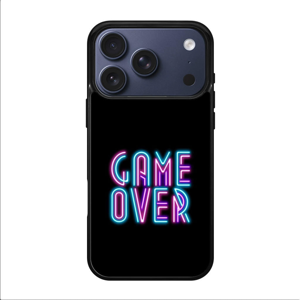 Game Over Neon iPhone 17 Pro / 17 Pro Max Case