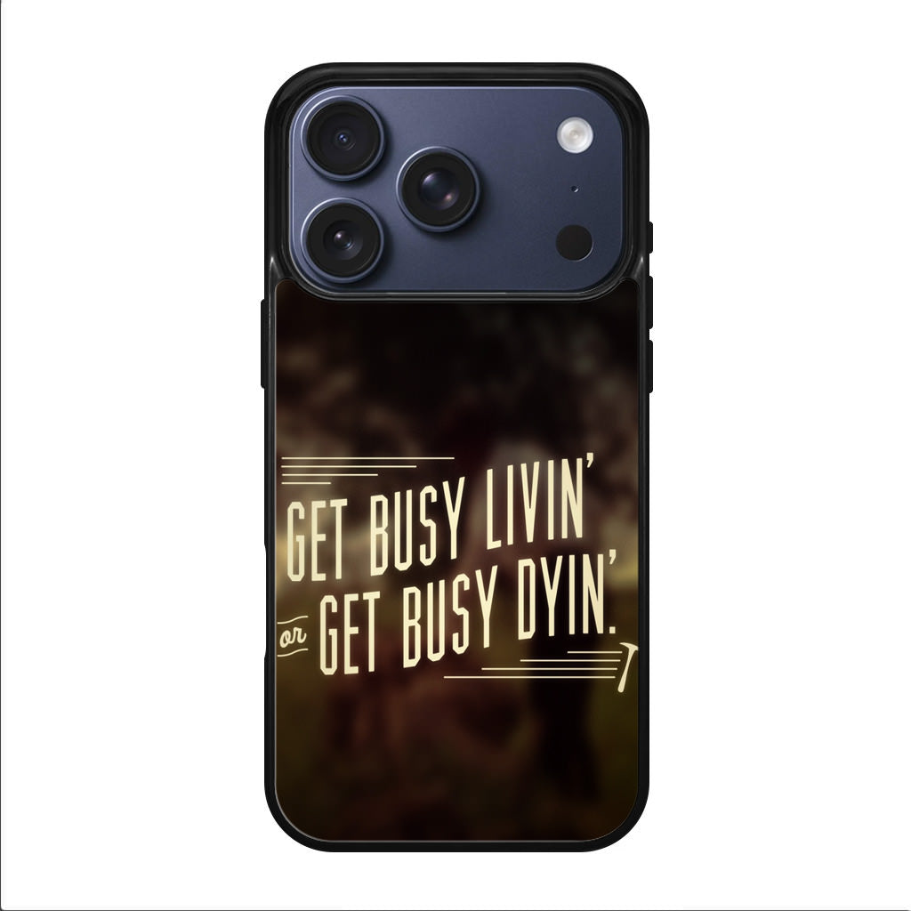 Get Living or Get Dying iPhone 17 Pro / 17 Pro Max Case