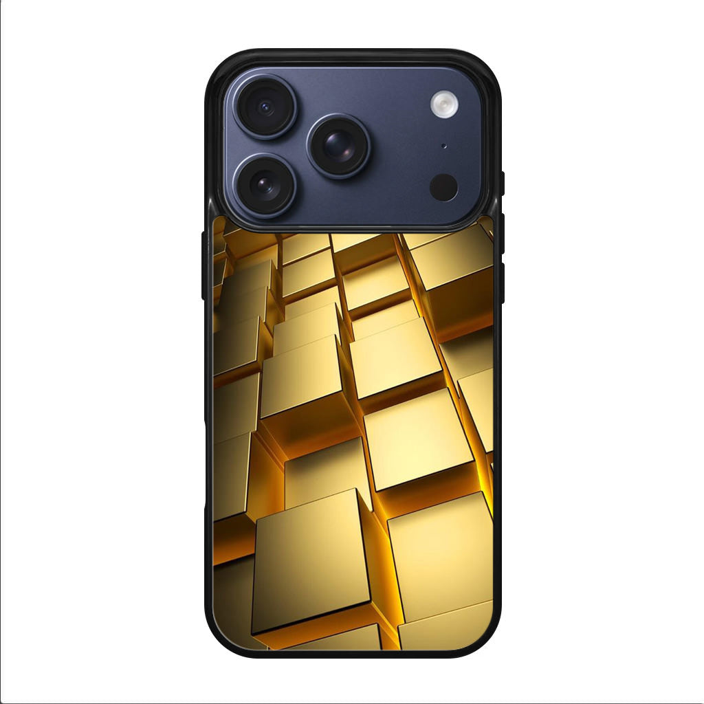 Golden Cubes iPhone 17 Pro / 17 Pro Max Case