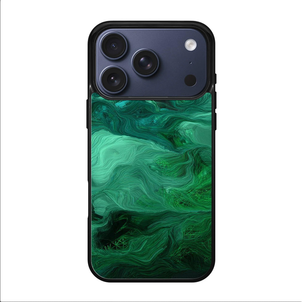 Green Abstract Art iPhone 17 Pro / 17 Pro Max Case