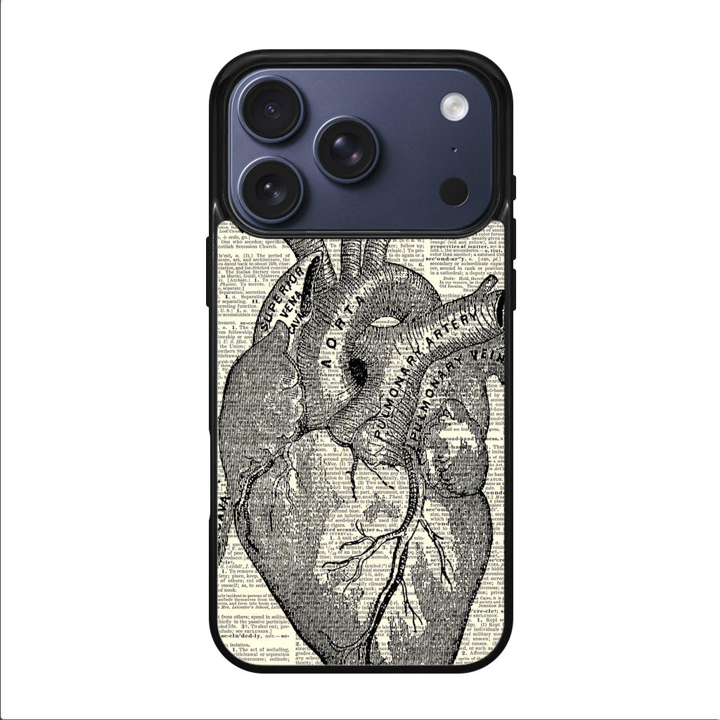 Heart Book Art iPhone 17 Pro / 17 Pro Max Case