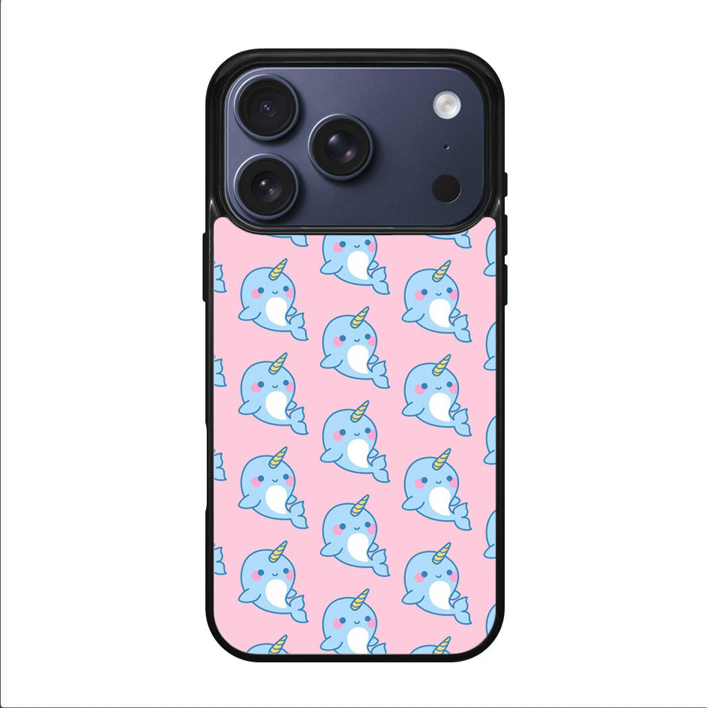 Horned Whales Pattern iPhone 17 Pro / 17 Pro Max Case