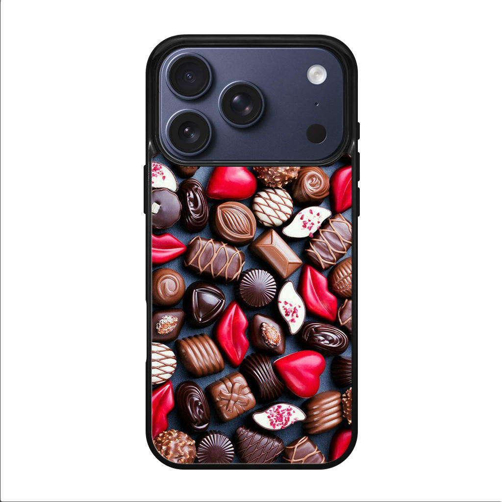 I Love Choco Pattern iPhone 17 Pro / 17 Pro Max Case