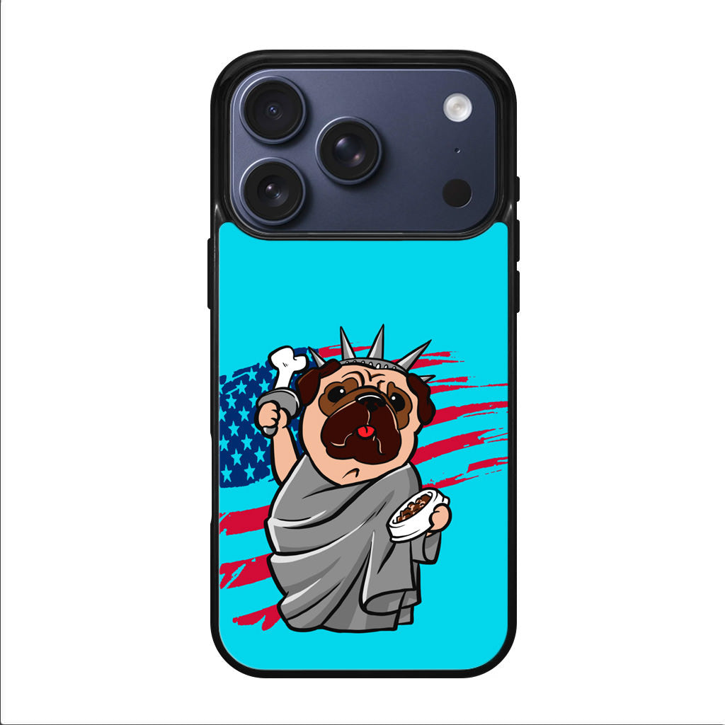 Independence Day Pug iPhone 17 Pro / 17 Pro Max Case