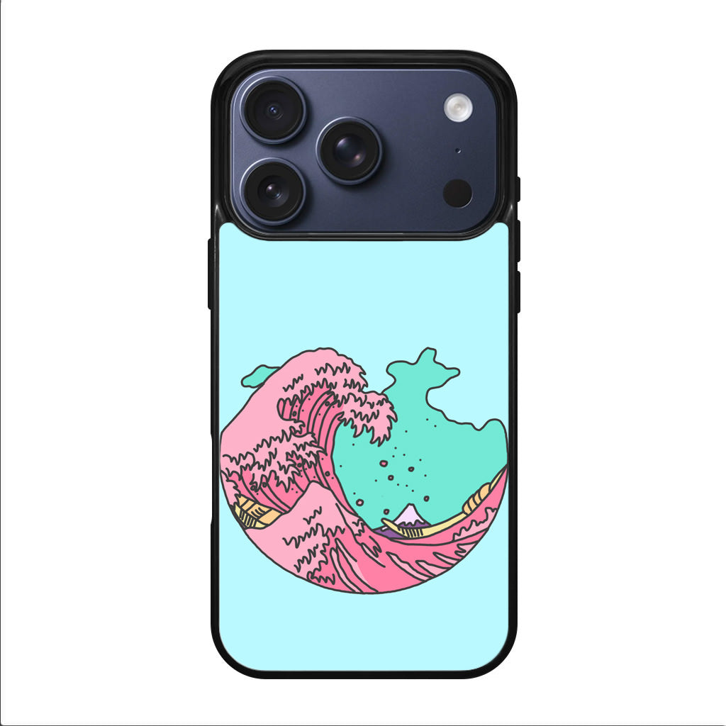 Japanese Pastel Wave iPhone 17 Pro / 17 Pro Max Case