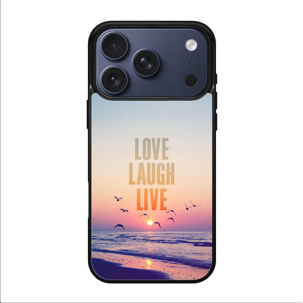 Love Laugh Live iPhone 17 Pro / 17 Pro Max Case