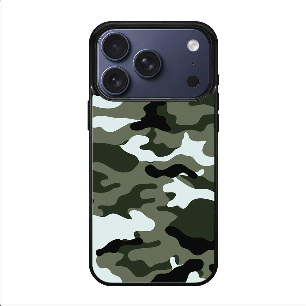 Military Green Camo iPhone 17 Pro / 17 Pro Max Case