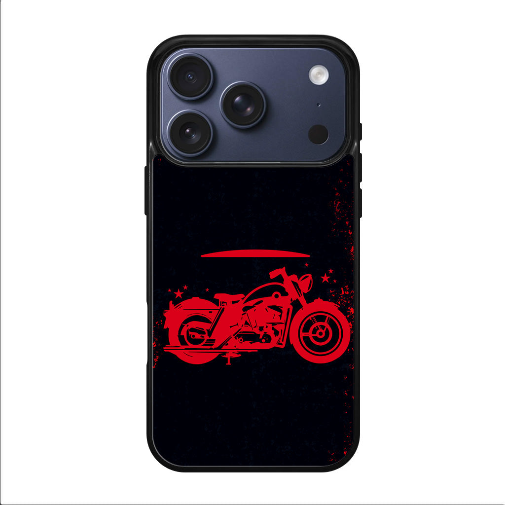 Motorcycle Red Art iPhone 17 Pro / 17 Pro Max Case