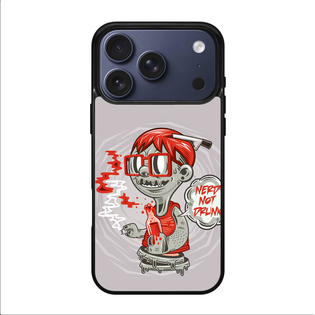 Nerd Not Drunk Zombie iPhone 17 Pro / 17 Pro Max Case