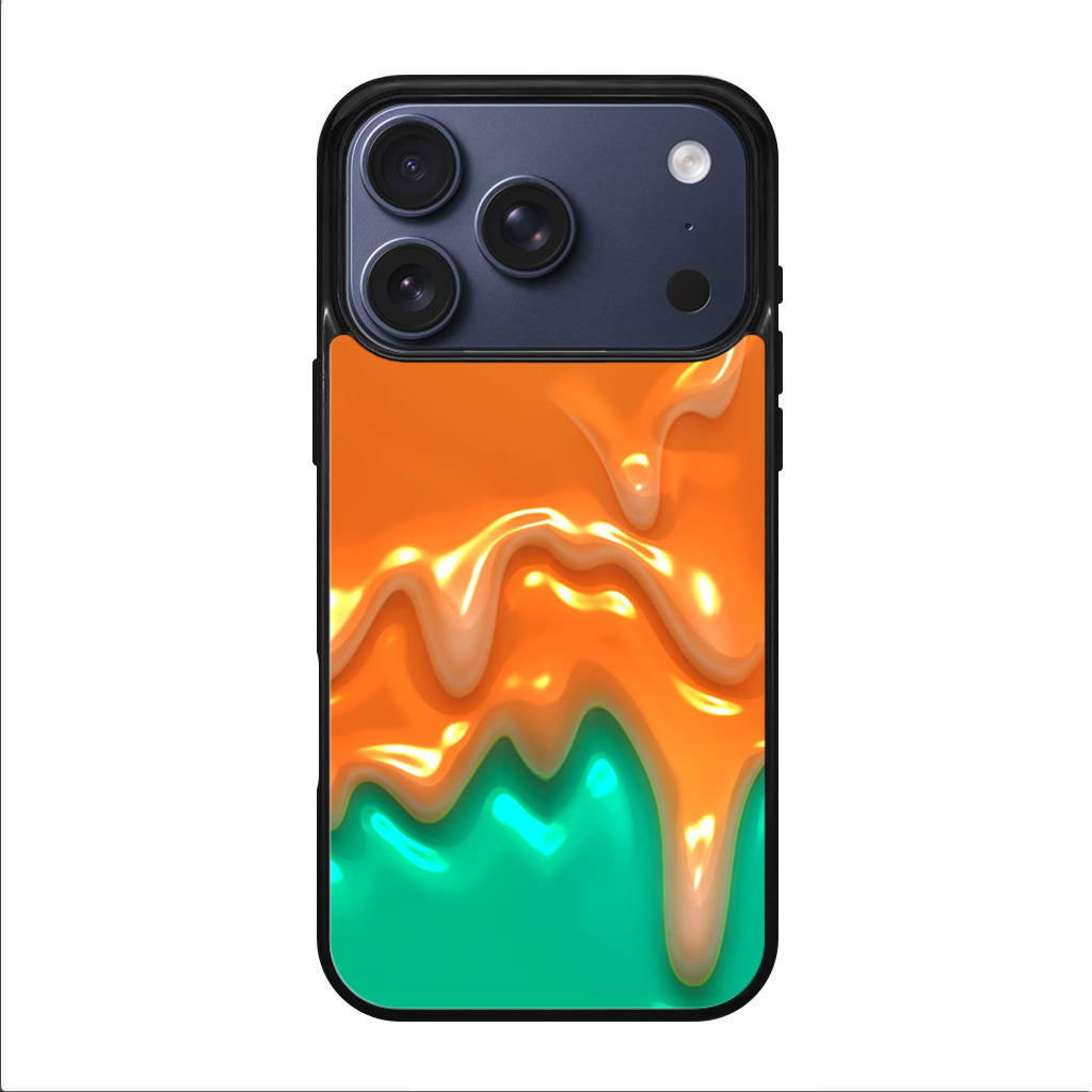 Orange Paint Dripping iPhone 17 Pro / 17 Pro Max Case