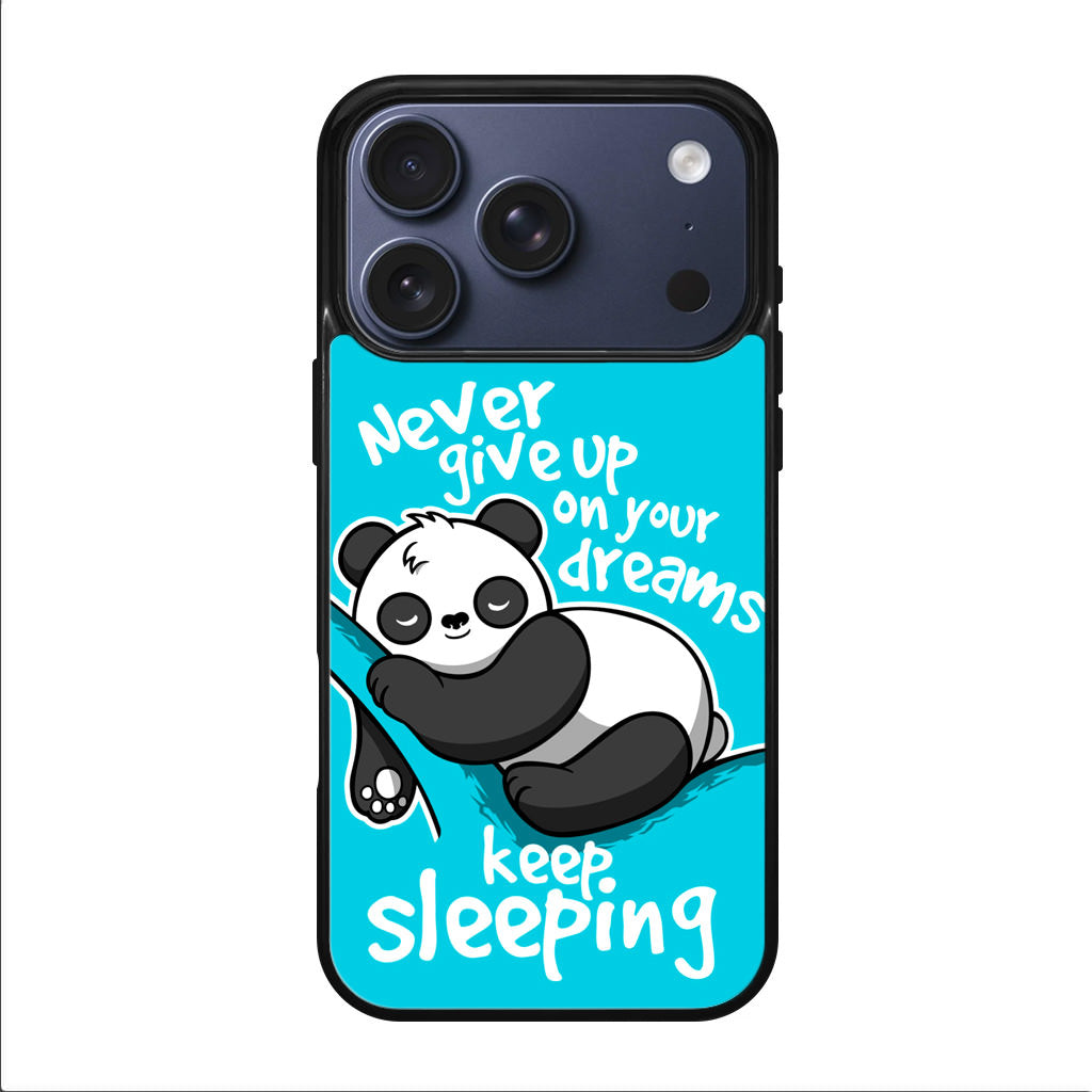 Panda Keep Sleeping iPhone 17 Pro / 17 Pro Max Case