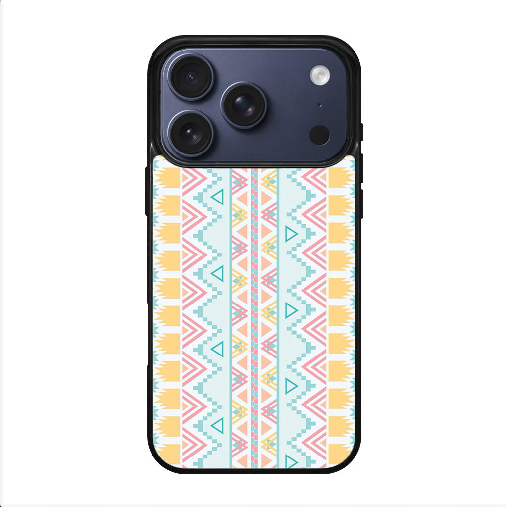 Peach Aztec Pattern iPhone 17 Pro / 17 Pro Max Case