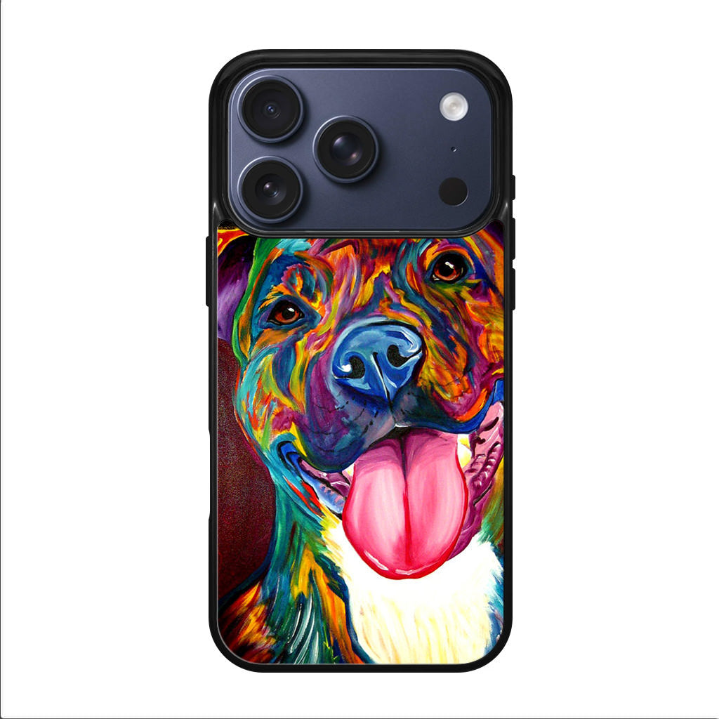 Pitbull Painting Art iPhone 17 Pro / 17 Pro Max Case