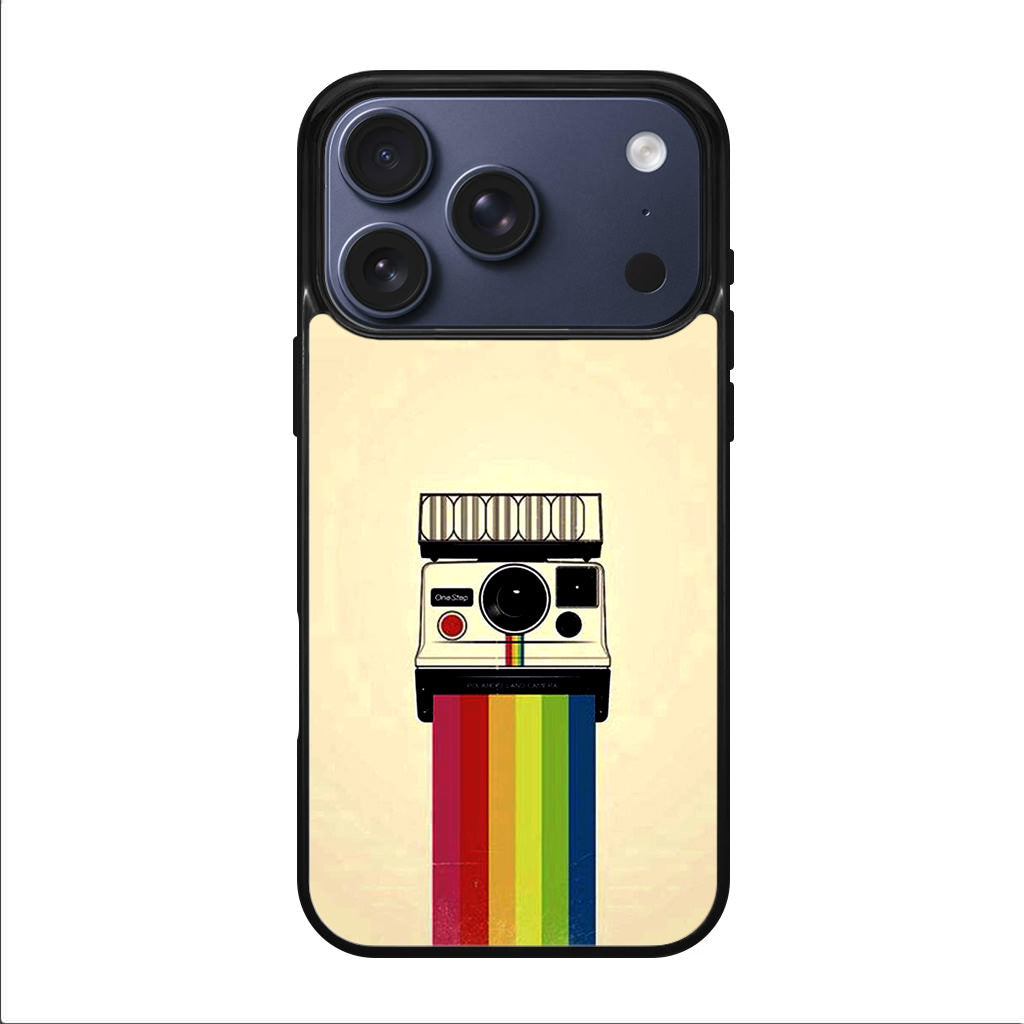 Polaroid Camera Colorful Rainbow iPhone 17 Pro / 17 Pro Max Case