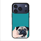 Pug is on the Phone iPhone 17 Pro / 17 Pro Max Case