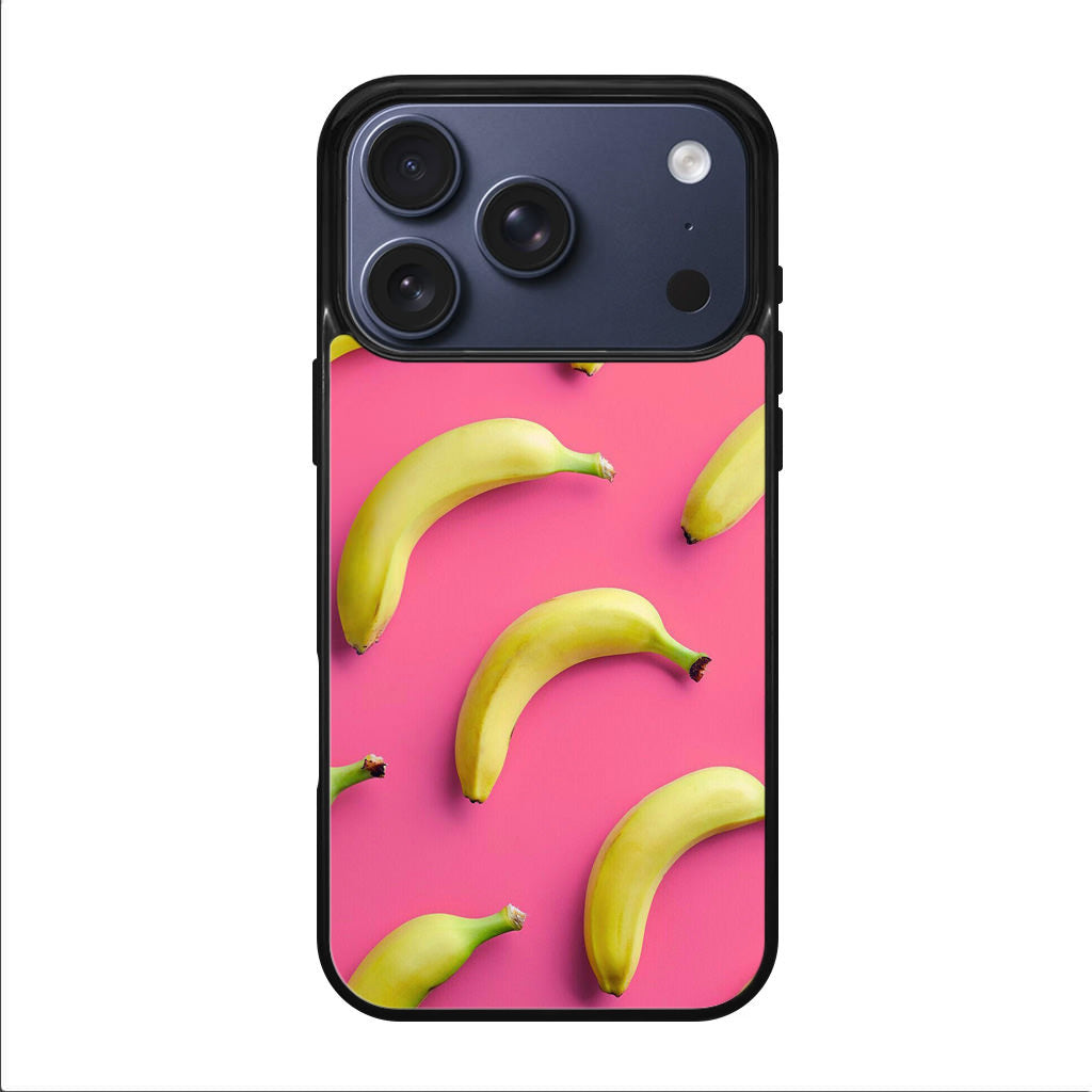 Real Bananas Fruit Pattern iPhone 17 Pro / 17 Pro Max Case