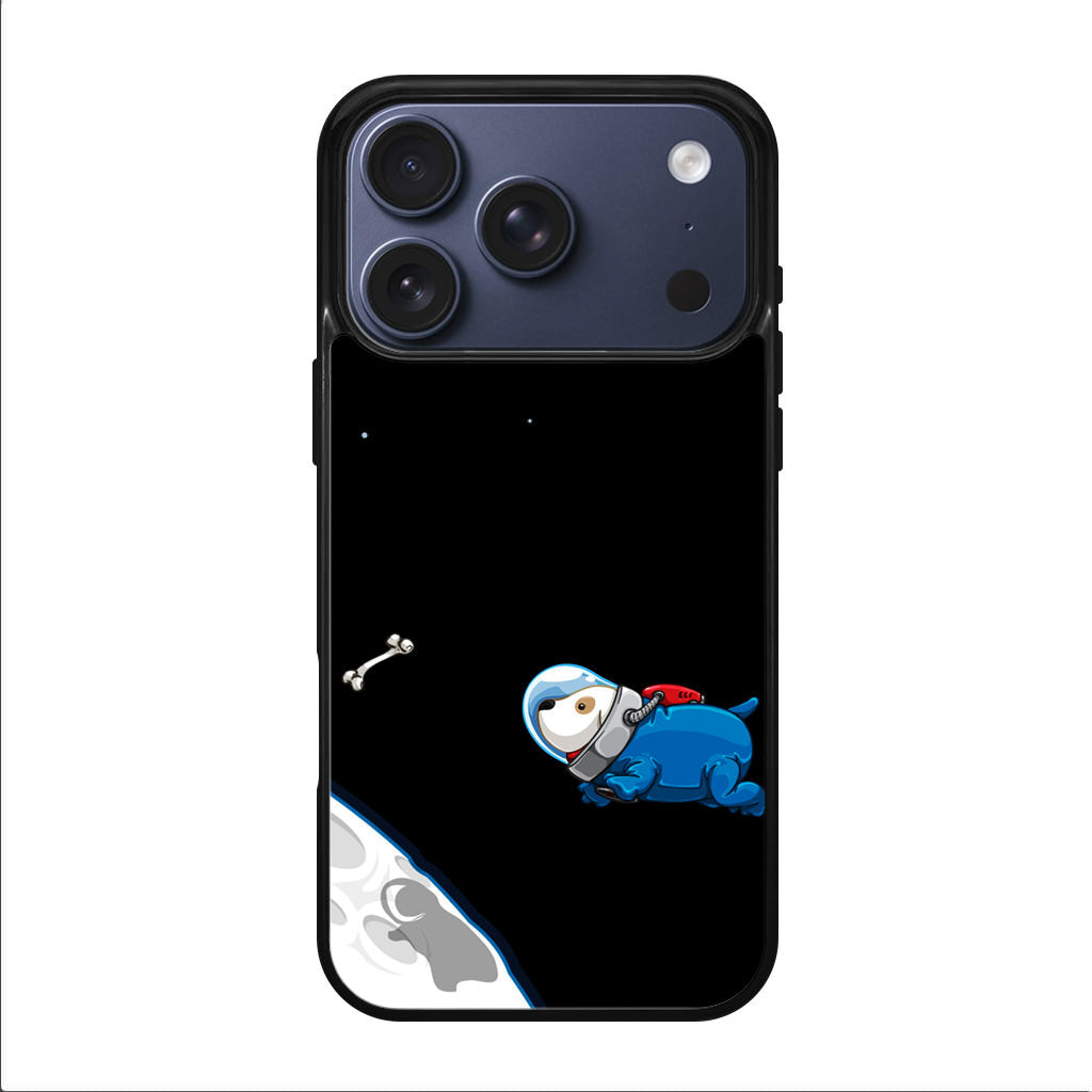 Space Dog Chasing A Bone iPhone 17 Pro / 17 Pro Max Case